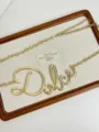 Gold metal letter waist chain vintage style belt for women skirts and trousers fashion - Gold Waist Chain Y-181