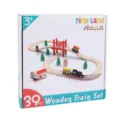 Coffret train en bois 39 pieces circuit de train jouet educatif pour enfants garcons filles top - Rail Prince Maman / Paquet de 39 Pièces