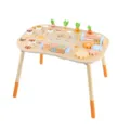 Mesa de actividades multifuncional de madera juguete educativo clasificación formas - Mesa de Juego Multifuncional / Amarillo