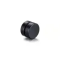 Schwarze magnetische Ohrstecker für ungepierchte Ohren, minimalistischer Clip-on Ohrschmuck. - Schwarz
