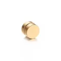 Goldene magnetische Ohrclips ohne Piercing einfache Edelstahl Ohrringe für Damen Herren - Gold