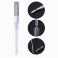 Detailed view of 16G piercing cannula needle, showing sharp tip and secure hub connection. - 16G (1.2mm) / Single Pack