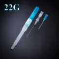 Professional disposable piercing catheter needle set 22G stainless steel body art tools - 22G (0.7mm)