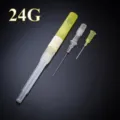 Professional 24G stainless steel piercing needle catheter kit for body art and tools. - 24G (0.5mm)