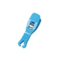 Blue plastic piercing clamp body piercing tool professional accessory single piece item - Disposable Blue Triangle Mouth Clamp