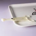 White plastic body piercing clamp tool, professional piercing forceps for body art studio. - Disposable Catheter Forceps