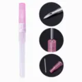 Disposable body piercing needle 20G pink catheter cannula for body jewelry application - 20G (0.8mm) / Single Pack