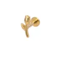 Gold Tulpe Piercing Stift Edelstahl Knorpel Ohrring Schmuck Labret Stecker Neu Top - Rosenform / Gold