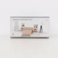 Wooden dollhouse bedroom furniture toy set miniature doll house accessories for kids play. - Mini Bedroom - Little Red Bird Furniture
