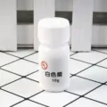 Resin dye detail shot showing a 10g white color essence bottle for epoxy and UV craft resin. - White