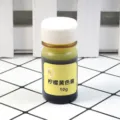 10g Lemon Yellow Epoxy Resin Colorant UV Crystal AB Glue Dye Pigment Detail View - Lemon Yellow