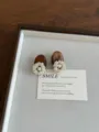 French vintage wooden geometric pearl flower earrings elegant sweet jewelry for women - Wood Pearl Flower Style(EH3155)