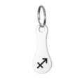 Stainless steel Sagittarius zodiac keychain token metal pendant for daily use gifts - Sagittarius Token