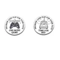 Stainless steel decision coin game or bed gift for boyfriend, fun metal creative item. - Game or Bed Style / Diameter 3cm