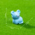 Süße blaue Maus Miniatur Figur, perfekt für Mikro Landschaftsgestaltung und Auto Dekoration. - 1# Maus