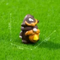 Mini miniature garden gnome figurine desktop ornament potted plant DIY landscape decor. - Style 3