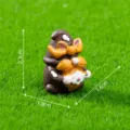 Miniature highland dwarf figurine for micro landscape garden DIY decoration ornament - Style 4