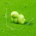 Grüne Miniatur Cartoon Raupe Figur, süßes Harz Mikrolandschaft Ornament für den DIY Garten. - 6# Schlange