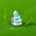 Miniatura fuente de resina ornamento micro paisaje jardin DIY decoracion coche accesorios - 3# Fuente de Concha / 3.0x2.2x2.3cm