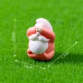 Resin meditation gnome figurine miniature moss micro landscape desktop DIY decoration craft - Style 3