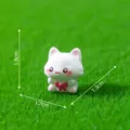 Linda figura de gato de resina miniatura decoración de casa de muñecas micro paisaje - Estilo Sentado (4# Sentado)