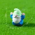 Meditation gnome resin figurine miniature moss micro landscape DIY desktop ornament decor - Style 4
