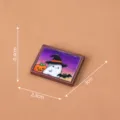 Miniature Halloween ghost pumpkin picture frame resin dollhouse decor DIY ornament 3cm - Ghost Photo Frame (4#) / 0.4x3x2.3cm