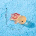 Mini resin luminous turtle figurine for ocean micro landscape DIY desktop decor and crafts. - Luminous Small Turtle / Orange
