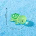 Luminous resin turtle miniature figurine, DIY ocean landscape cute desktop pet ornament - Luminous Small Turtle / Green