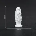 Miniature white resin figurine statue desktop religious ornament 5cm height variant - Praying Style 1 / 5.0x1.8x1.8cm