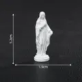 Miniature resin Virgin Mary statue figurine craft DIY home desktop decor 5.2cm height - One-Handed Outreach Style 2 / 5.2x1.6x1.9cm