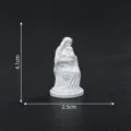 Miniature resin Virgin Mary figurine sculpture desktop ornament religious home decor craft item. - Madonna and Child Style 4 / 4.1x2.5x2.5cm
