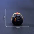 Halloween Mini Totenkopf Kürbis Figur Mikro Landschaft DIY Deko Zubehör kleine Ornament - Geistergesicht Kürbis