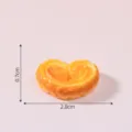 Miniature resin palmier pastry biscuit cabochon for DIY dollhouse miniature crafts decor. - 3# Cookie (C2073) / 2.8cm×0.7cm