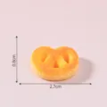 Mini resin pretzel food toy DIY baking decoration miniature micro landscape accessory SKU item - 4# Cookie (C2073) / 2.7cm×0.8cm