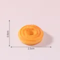Miniatura simulación galleta pan resina DIY artesanía decoración accesorio micro paisaje - 2.5cm×0.9cm