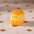 Miniature resin bread bunny figurine cute DIY craft decoration desktop ornament 2.7cm - 2.1cm x 2.7cm / Small Cake Rabbit / Small Cake