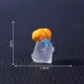 Halloween miniature ghost figurine with pumpkin hat, cute resin DIY micro landscape ornament. - Pumpkin Ghost Cat