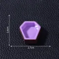 Mini cercueil ornement Halloween DIY micro-paysage résine violette petite déco plateau 3.4x2.7cm - Cercueil