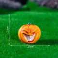 Halloween Miniatur Harz Kürbis gruseliges Gesicht Ornament fuer DIY Mikro Landschaft - Killer Kürbis (C2452)
