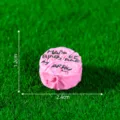 Miniatur rosa Geburtstagskuchen DIY Kunstharz Ornament Mikro Landschaft Zubehör 1.2x2.4cm - Rosa Geburtstagskuchen (C2452)