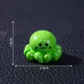 Grüne Mini Oktopus Harz Figur süß DIY Zubehör für Mikro Landschaft Dekoration 2.4cm - Grüne Spinne