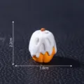 Mini Halloween Geist Kürbis Harz Figur DIY Mikrolandschaft Miniatur Dekoration Ornament - Schreiender Kürbis
