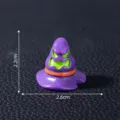 Halloween Mini Harz Ornament violette gruselige Hut Figur süsse DIY Basteln Deko Zubehör. - Hut-Monster