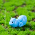 Kleine blaue Raupe Harz Figur, süße Mikro Landschaft Insekt Desktop Ornament Dekoration. - Ameise Groß Einfarbig (5#)