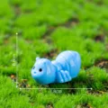 Kleine blaue Raupe Harz Figur Mikrolandschaft DIY Mini Desktop Ornament Dekoration 1.8cm - Ameise Klein (11#)