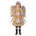 Christmas angel gingerbread man costume for kids holiday cosplay party stage performance outfit. - Top (TD-1192) / Kids