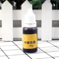 Resin color essence detail, yellow pigment drop bottle, 10g epoxy resin DIY tool. - 10g/Piece / Yellow
