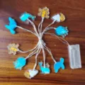 Ocean animal LED acrylic string lights cute kids room bedroom decorative fairy light - Acrylic Ocean Series / 1.5m 10LED Battery