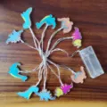 LED Dinosaur String Lights Acrylic Cartoon Animal Fairy Lights Kids Room Bedroom Decor - Acrylic Dinosaur Series / 1.5m 10LED Battery